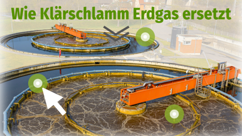 Klärschlamm ersetzt Erdgas 
